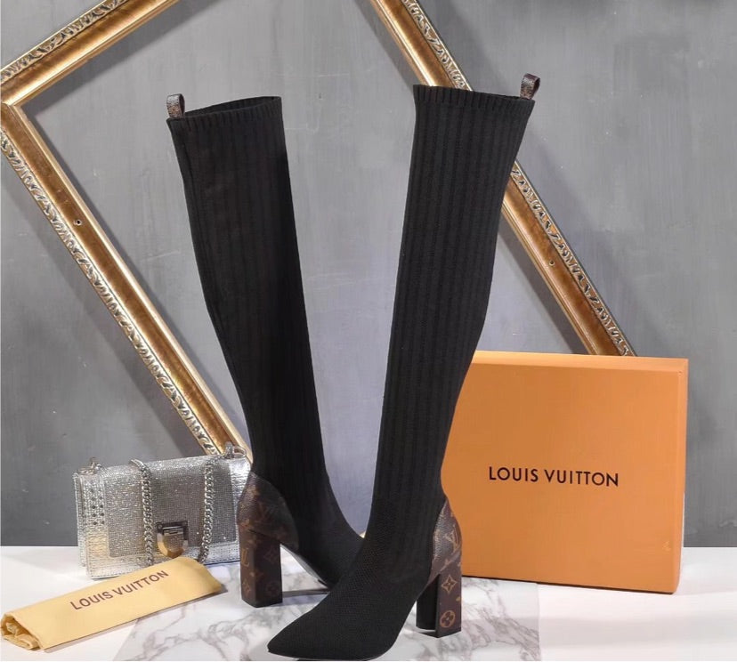 Knee high LV boots