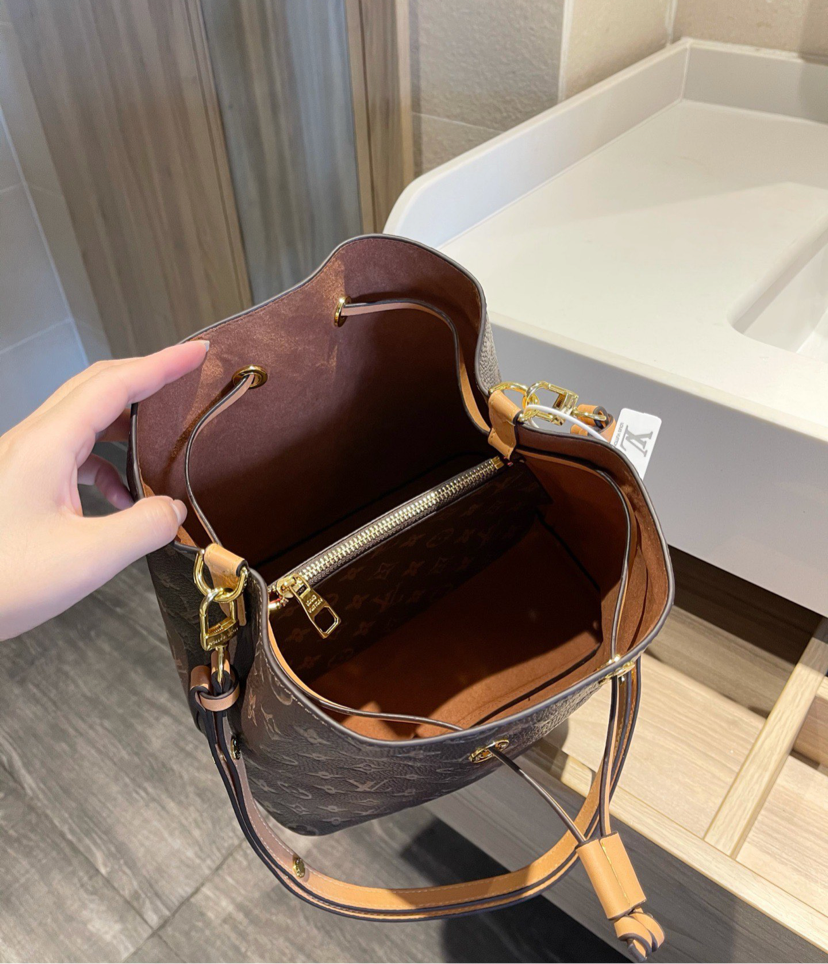 Genuine leather LV handbag