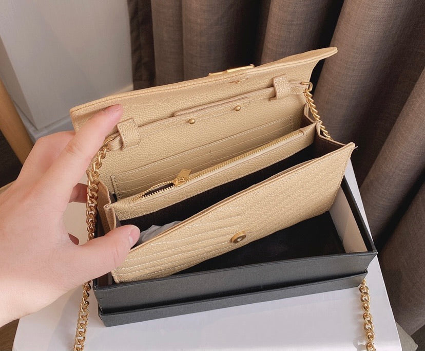 Leather YSL ladies handbag