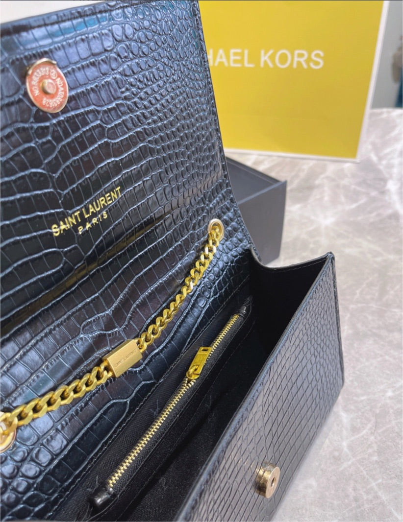 Leather YSL ladies handbag