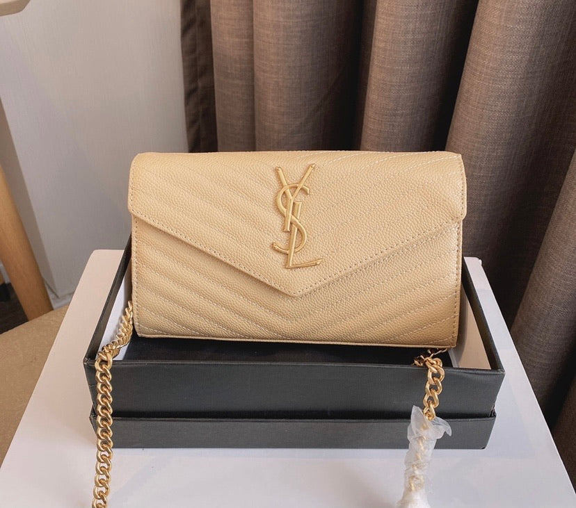 Leather YSL ladies handbag