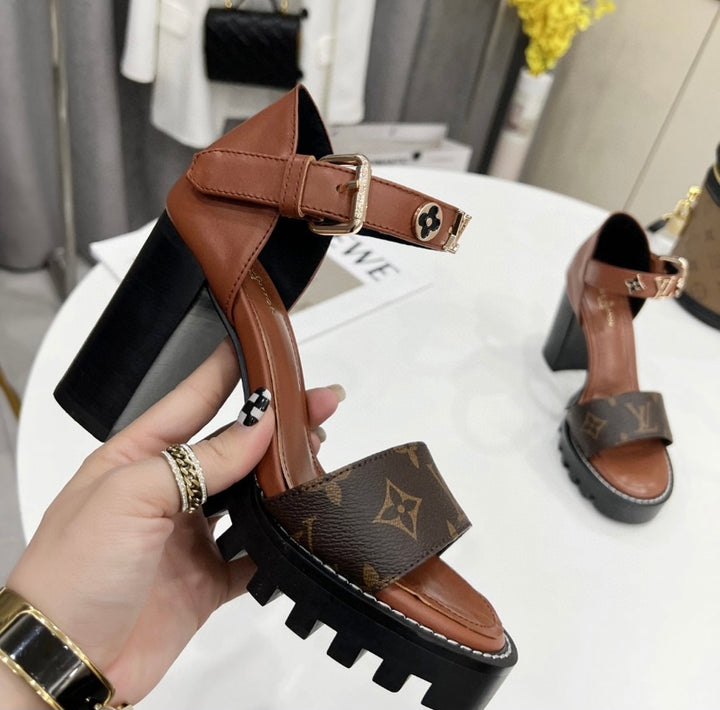 New brown LV shoes