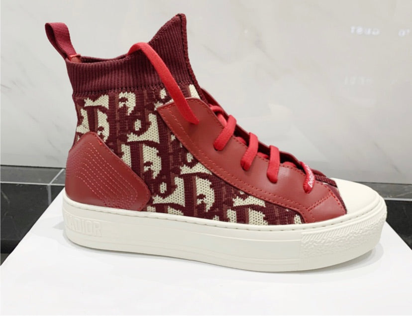 Red Dior woman sneakers