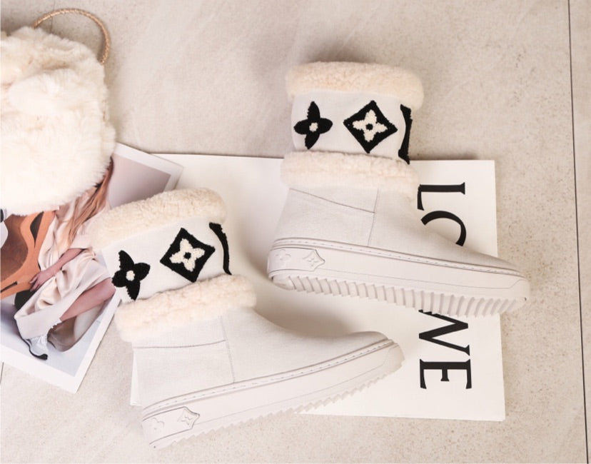 LV Fur Boots