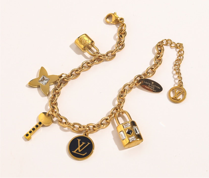 LV charm bracelet