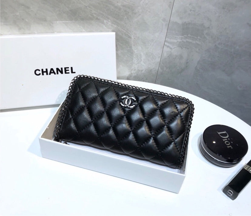 Chanel black wallet