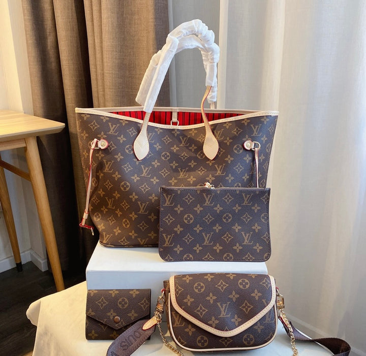 SALE ! 🚨LV neverfill handbag 4 piece set