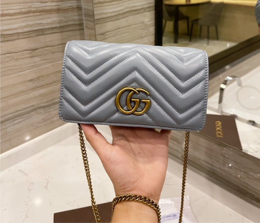 Leather Gucci woman handbag