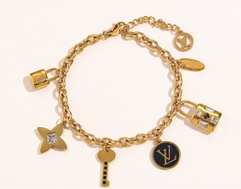 LV charm bracelet