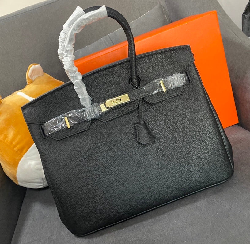 Leather Hermès Woman shoulder Handbag