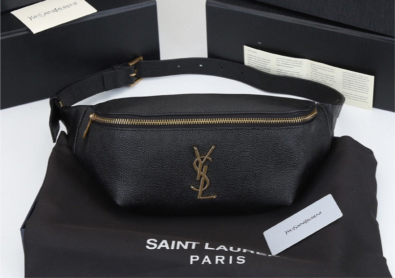 Leather YSL Fanny pack bag