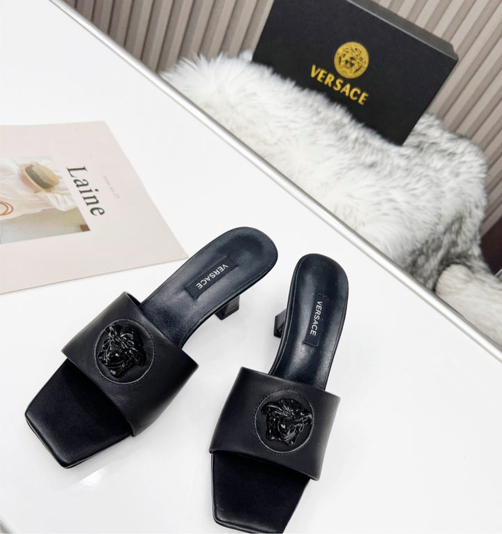 Black Versace woman shoes