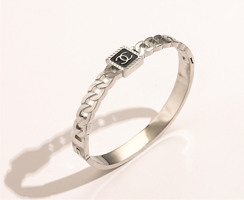Silver Chanel bracelet