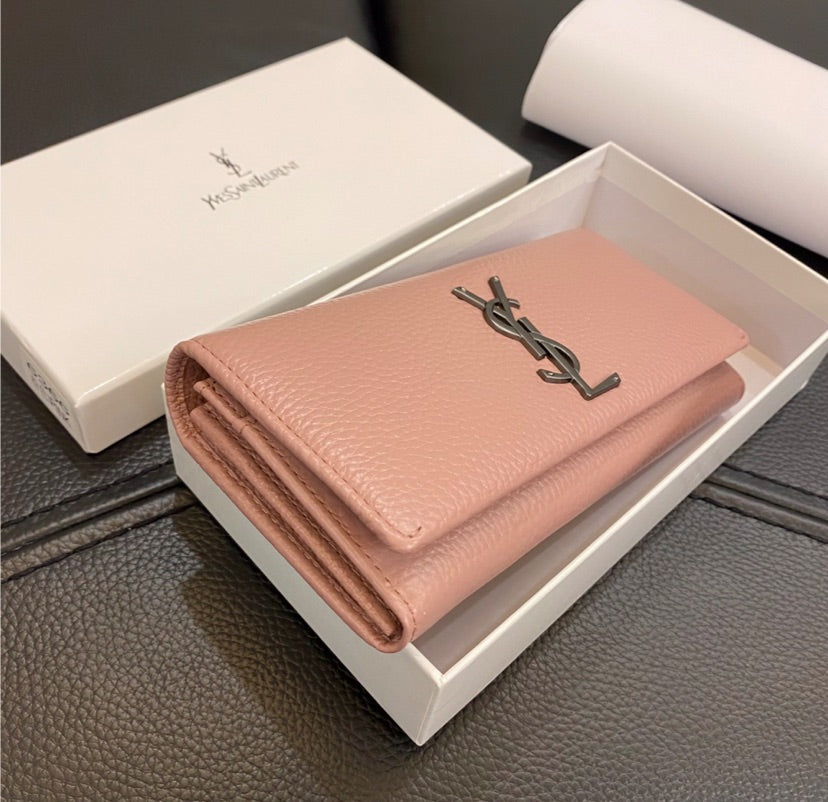 Leather YSL wallet