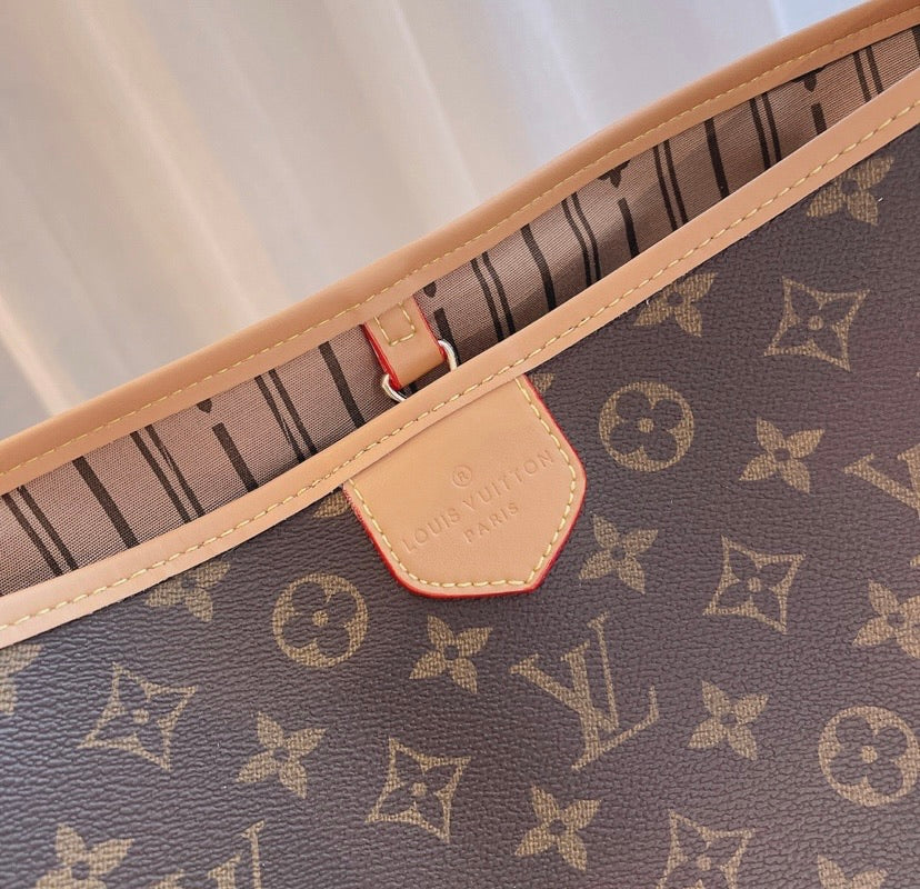 Leather LV shoulder Handbag