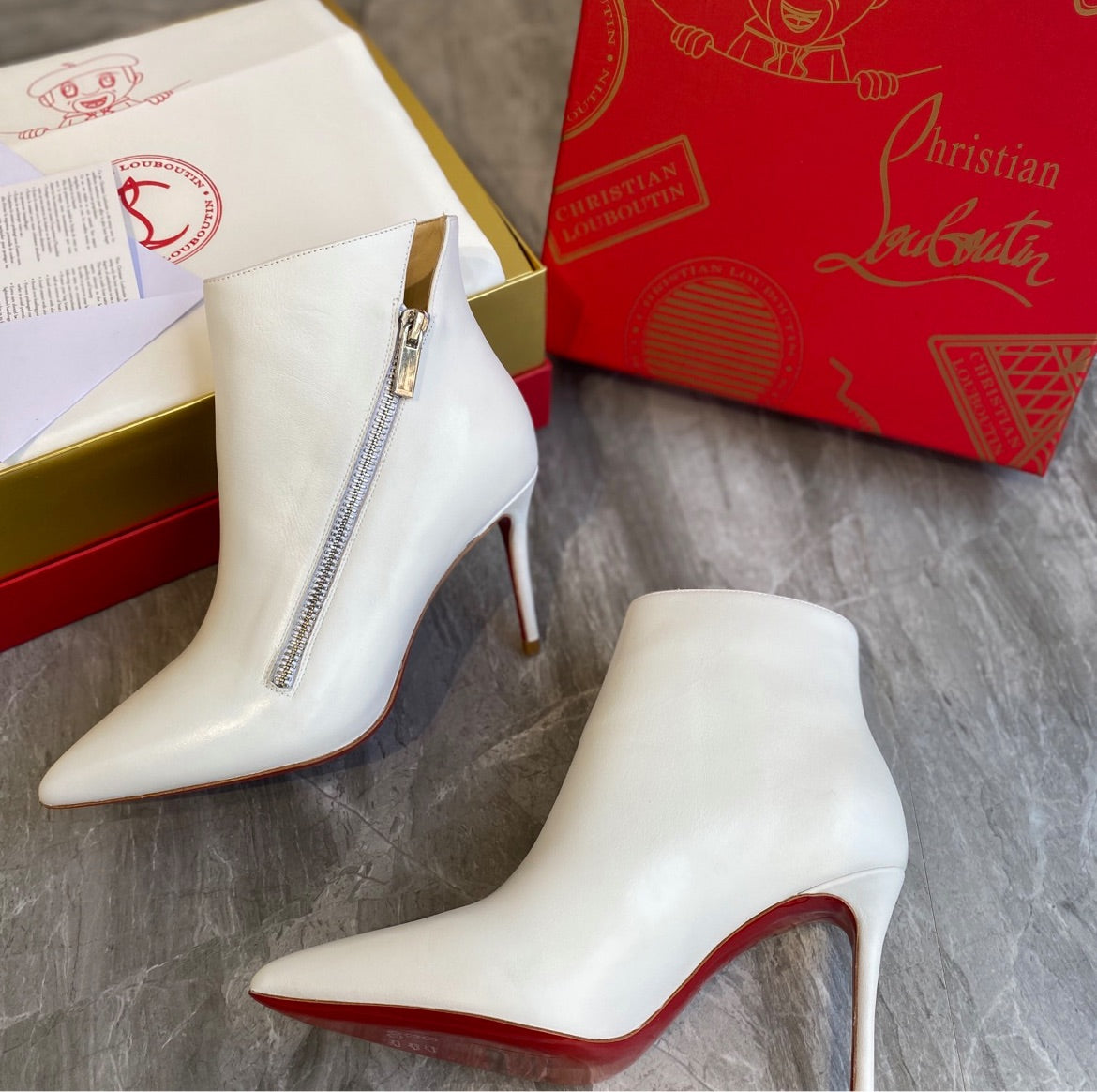 New woman Red bottom heel/bootie