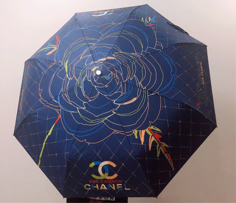 Chanel Blue umbrella