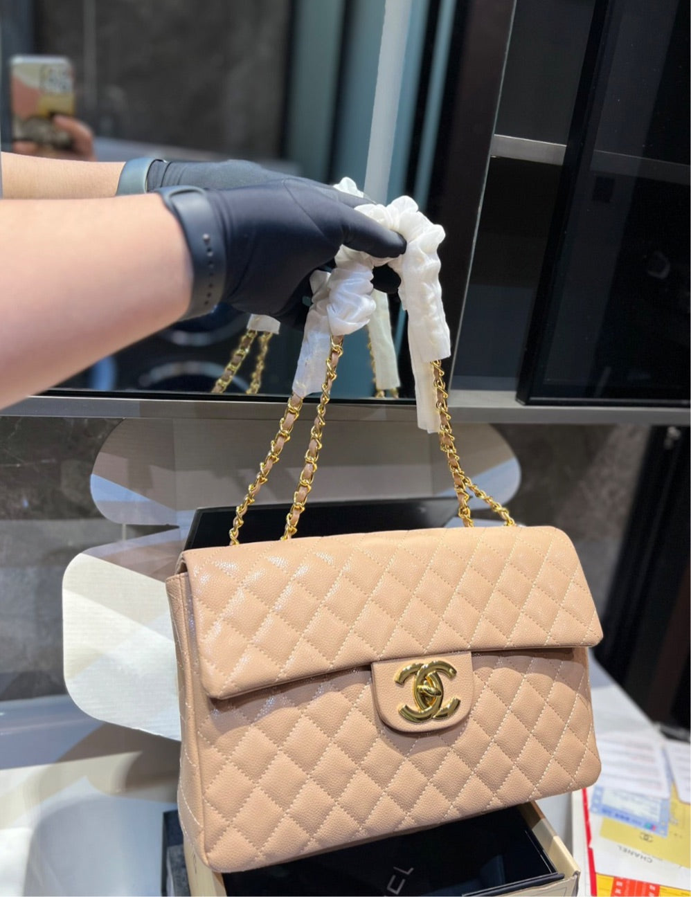 Woman Chanel new handbag