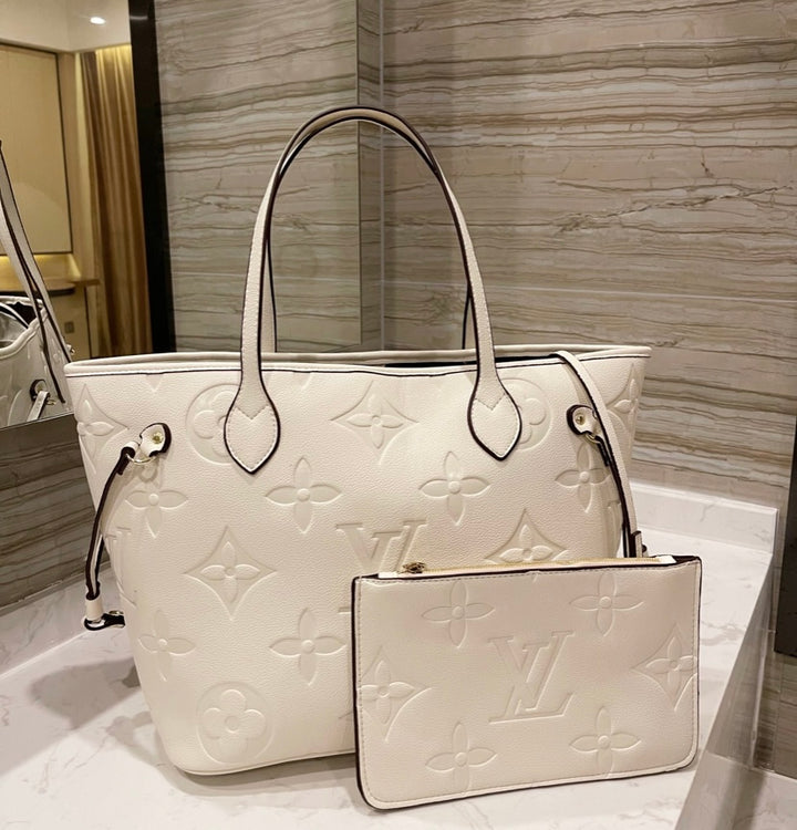 Louis Vuitton Leather cream Shoulder Handbag