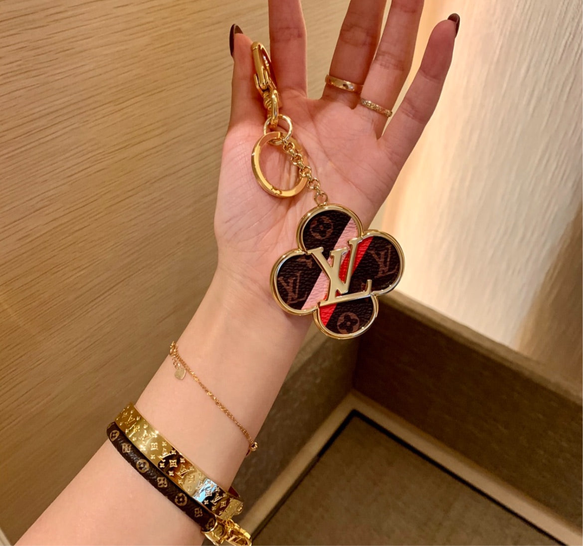 LV keychain for handbag