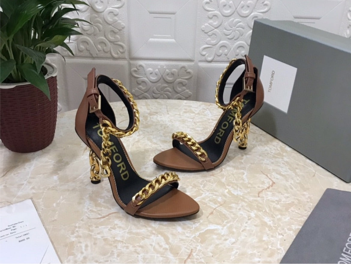 Tom ford brown woman shoes