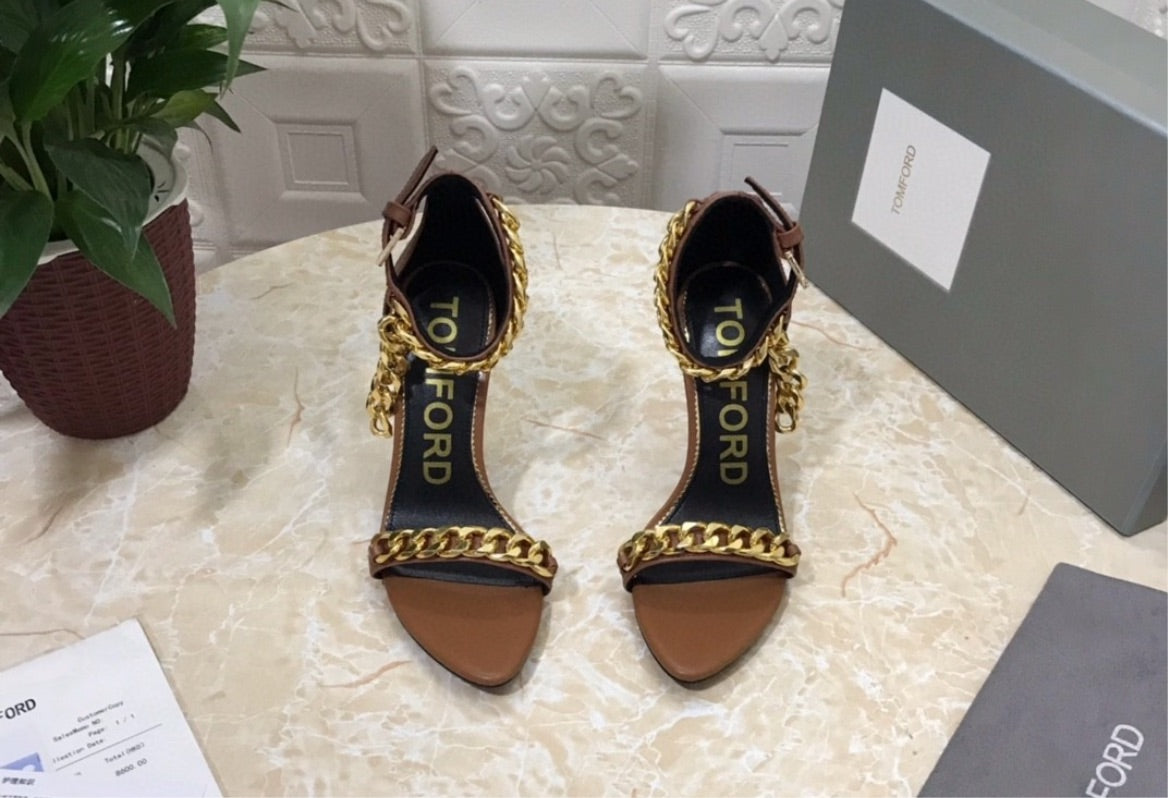 Tom ford brown woman shoes