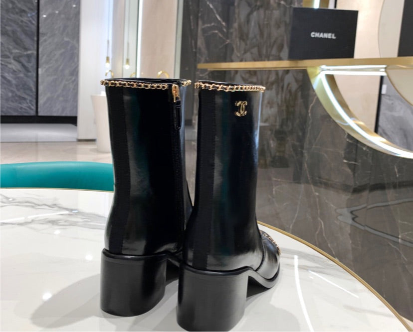 Classic Chanel boots