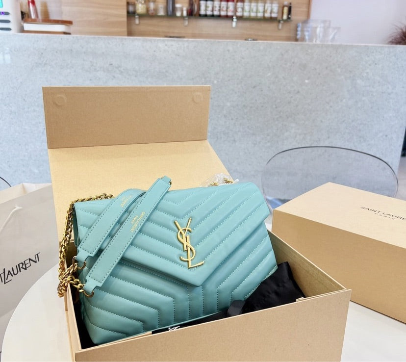 YSL woman spring colors handbag