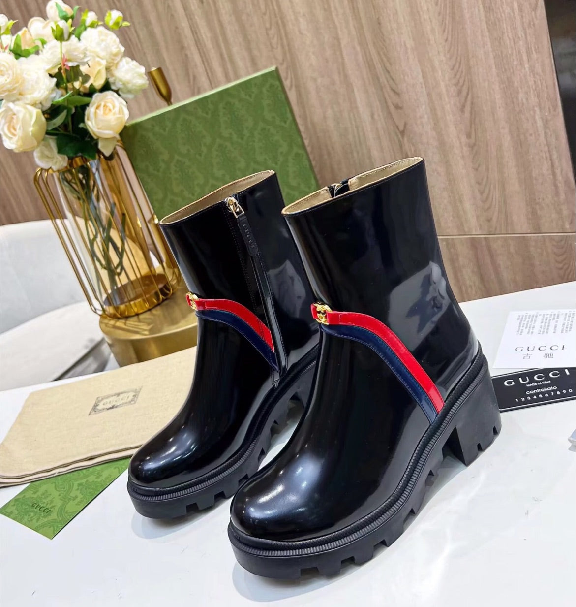 New woman Gucci boots