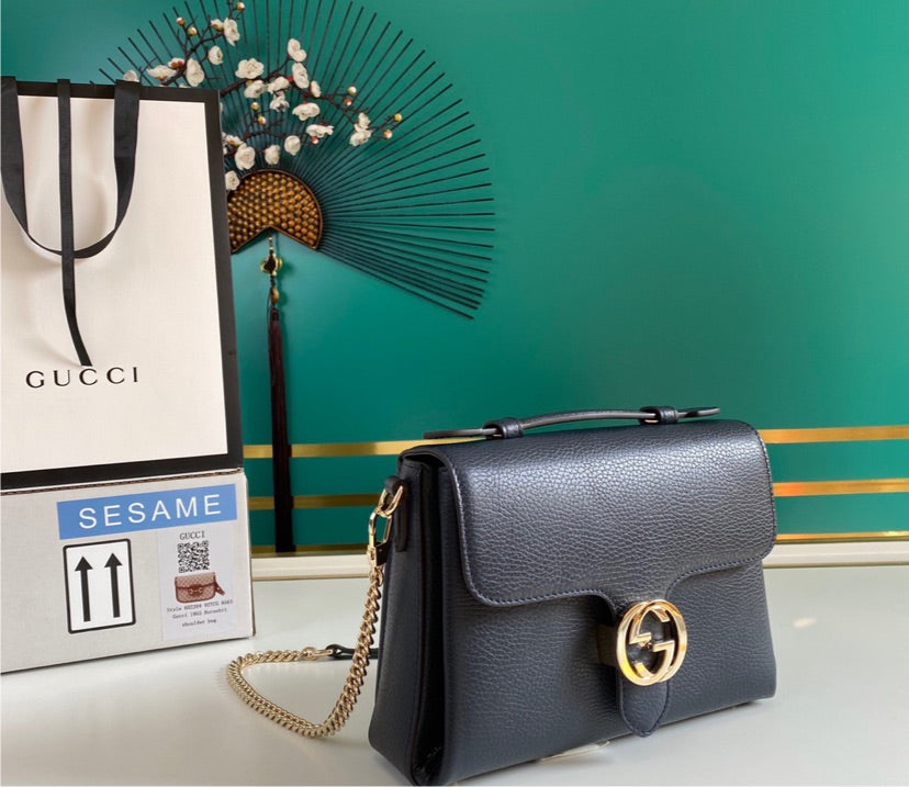 Soft leather woman Gucci handbag