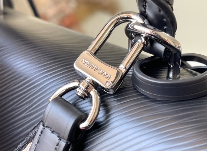 Black LV woman shoulder handbag