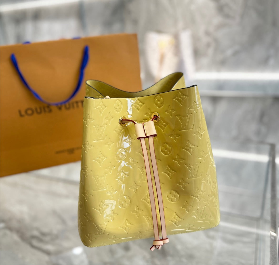 Patten leather LV handbag