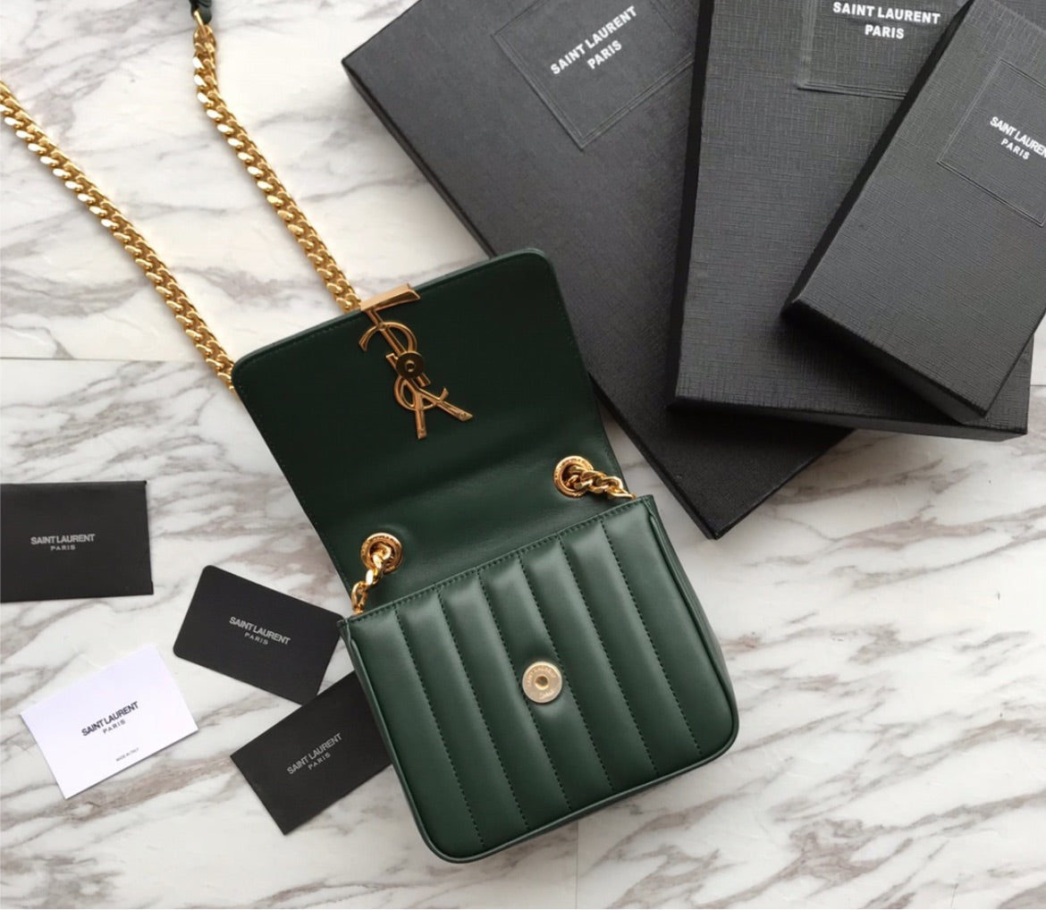 Small YSL woman shoulder handbag