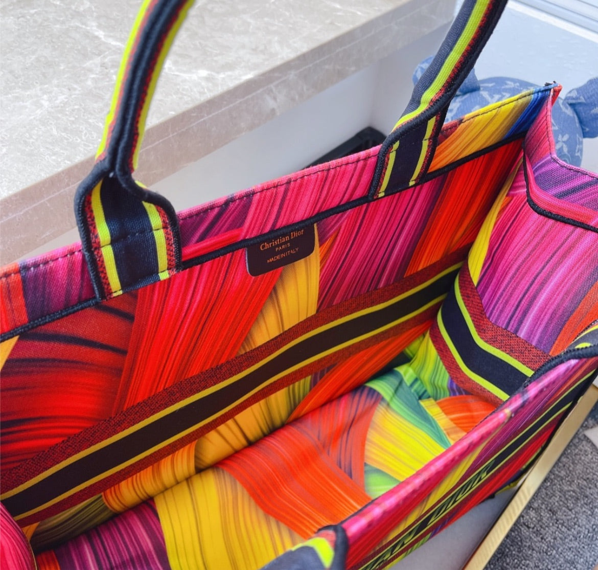 Colorful Dior Large Handbag