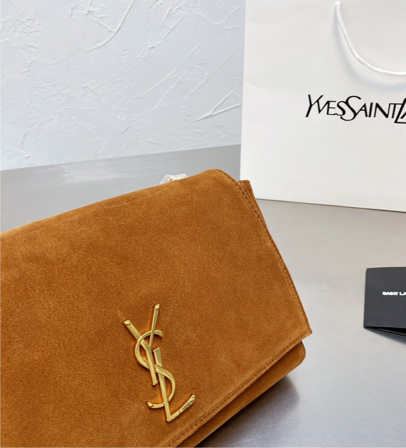 YSL suade woman handbag