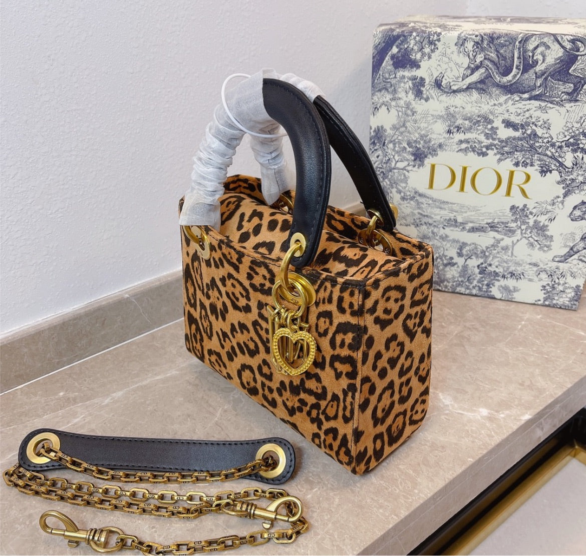 Leopard Dior woman Handbag