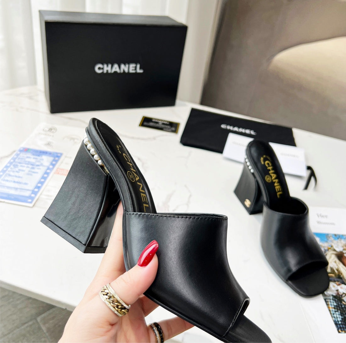 New Chanel slide in shoes