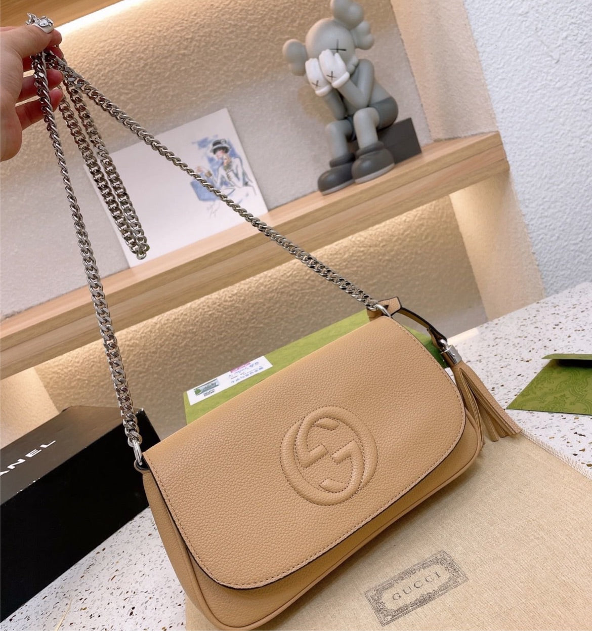 New leather woman Gucci handbag