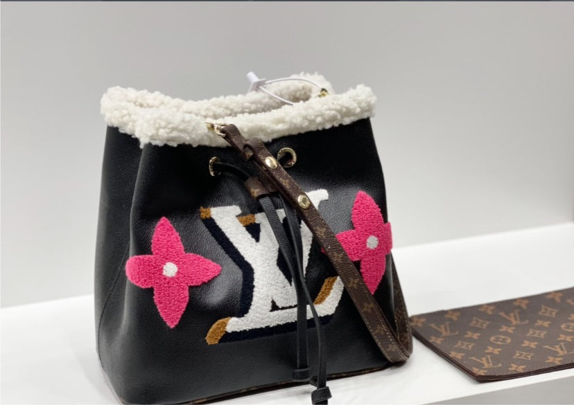 Leather LV handbag