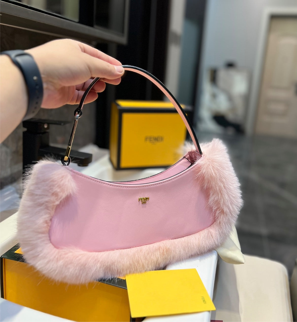 New woman Fendi handbag