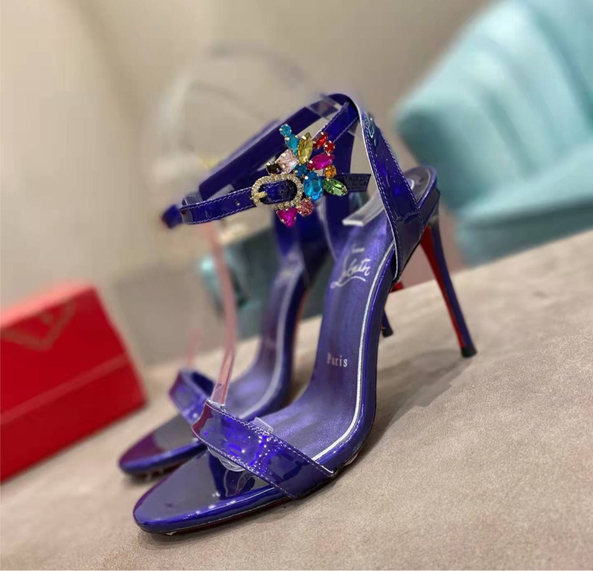 New woman Red bottom heels