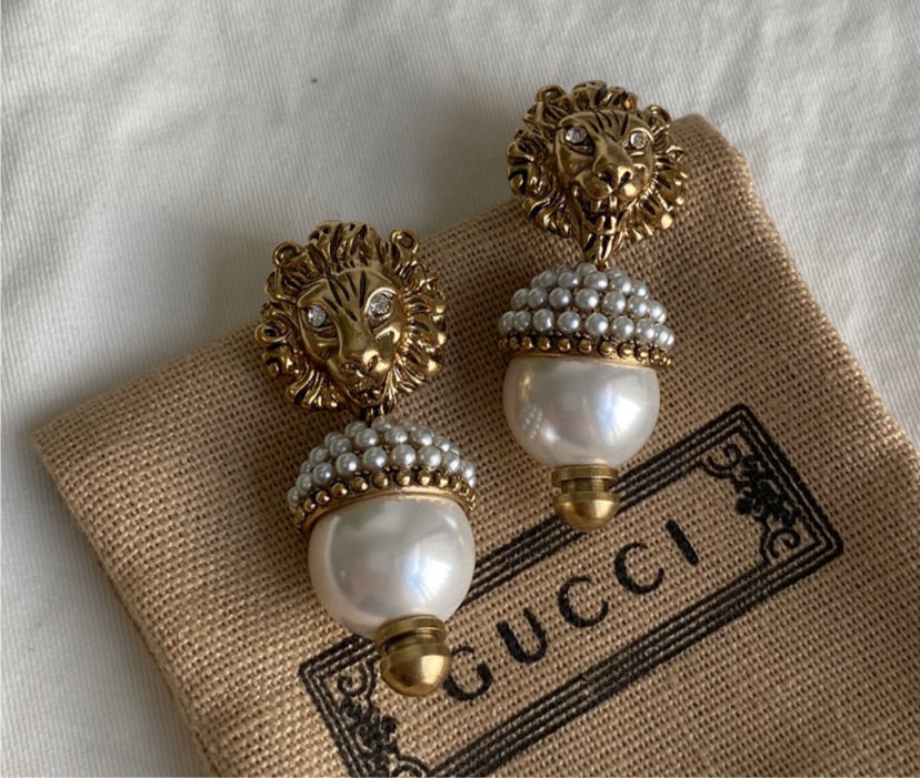 Gucci pearl woman earrings
