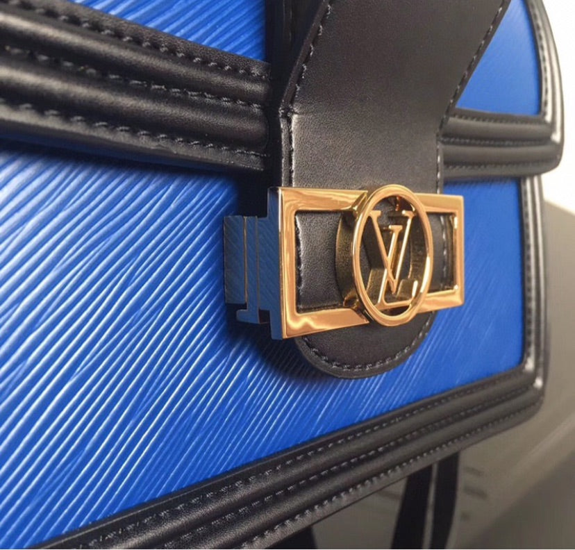 Leather LV crossbody/shoulder handbag