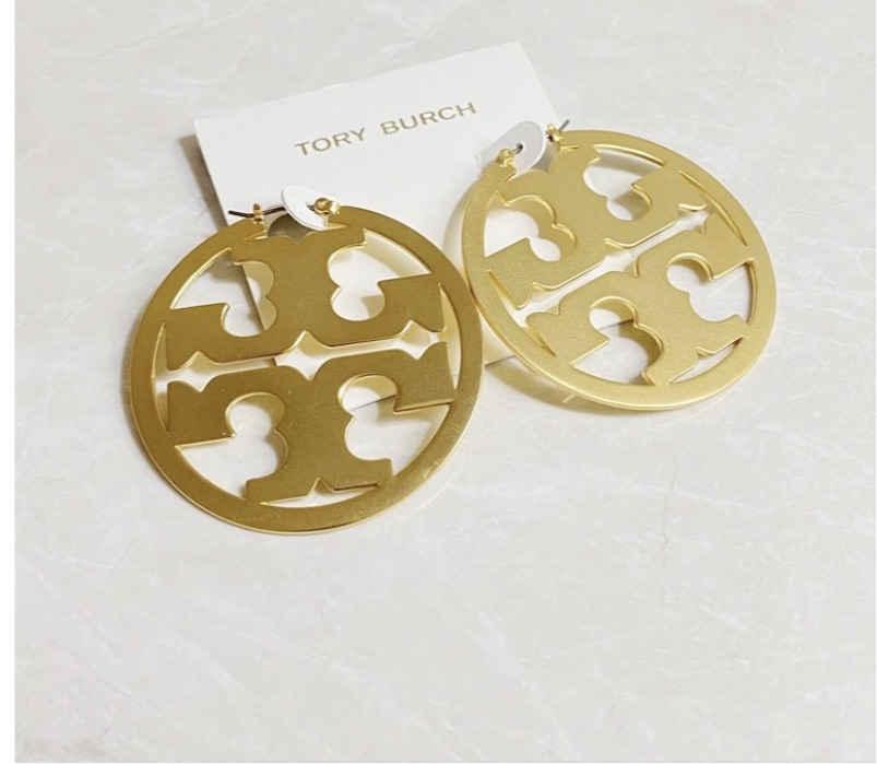Tory Burch gold plated earrings