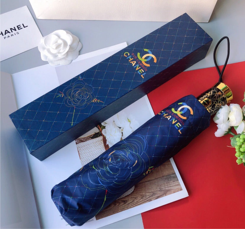 Chanel Blue umbrella
