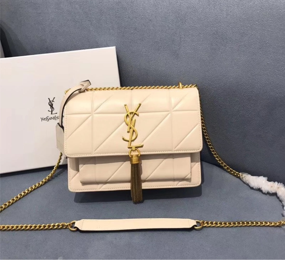 YSL woman shoulder handbag