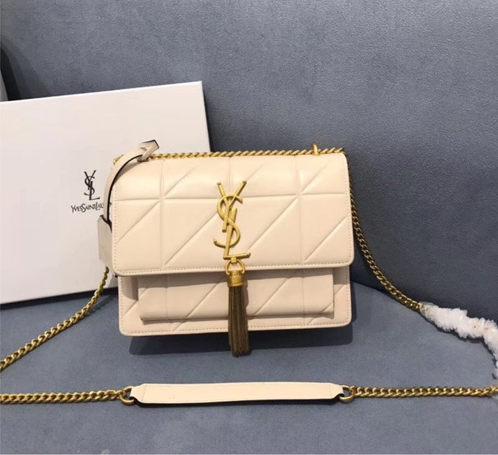 YSL woman shoulder handbag
