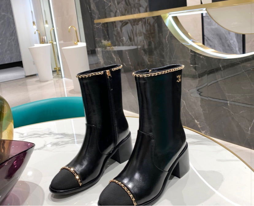 Classic Chanel boots