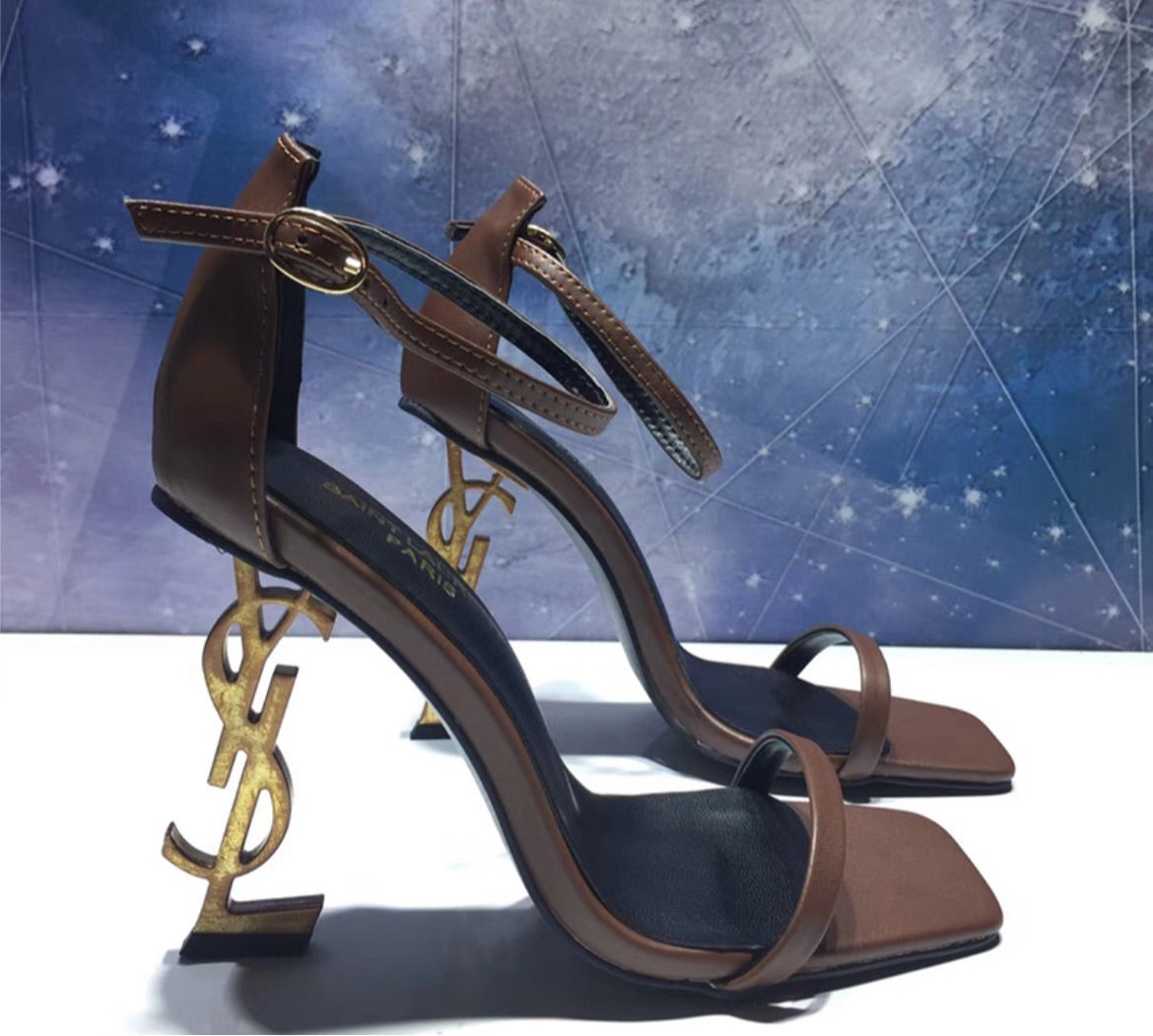 New Brown woman YSL heel