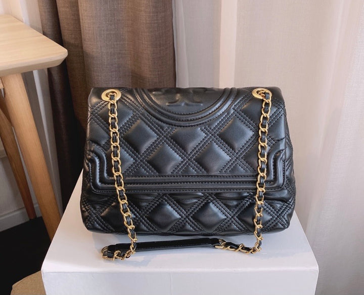 leather Tory Burch shoulder Woman handbag